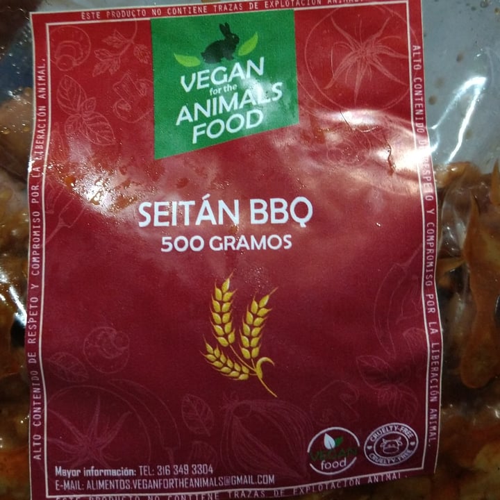 photo of Vegan for the Animals Food Seitán Bbq shared by @angieriot on  26 Aug 2020 - review