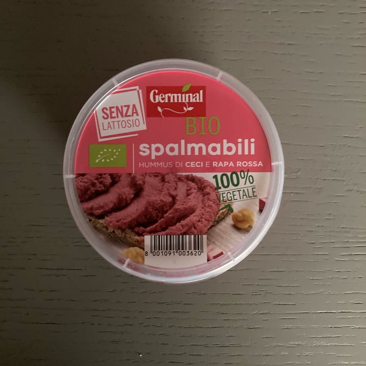 photo of Germinal Bio Hummus di ceci E Rapa Rossa shared by @lucybea on  30 Sep 2022 - review