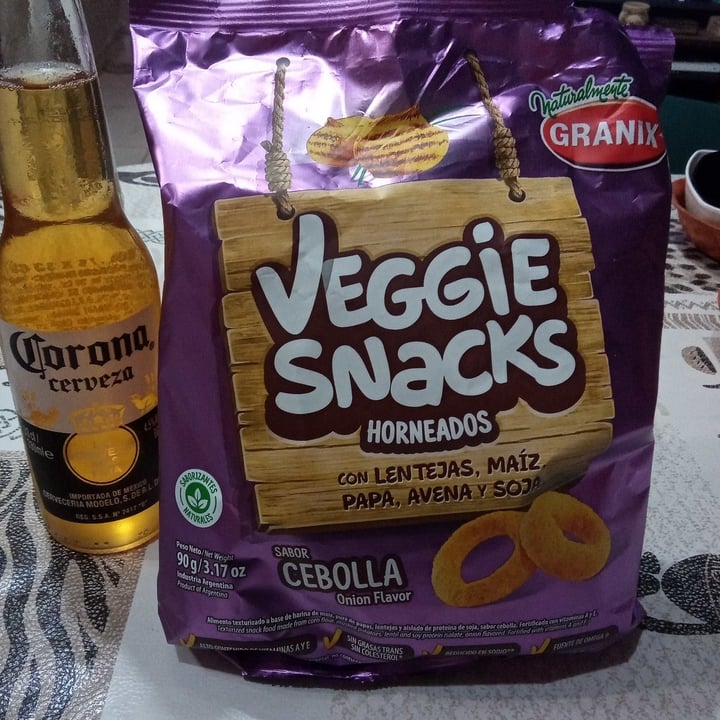 review photo of Granix Veggie Snacks Sabor Cebolla shared by @frijolitovegano on 30 Nov 2020 - review