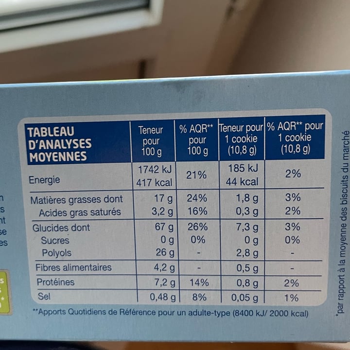 photo of Gerblé cookies sans sucres shared by @v-gan on  20 Jul 2022 - review