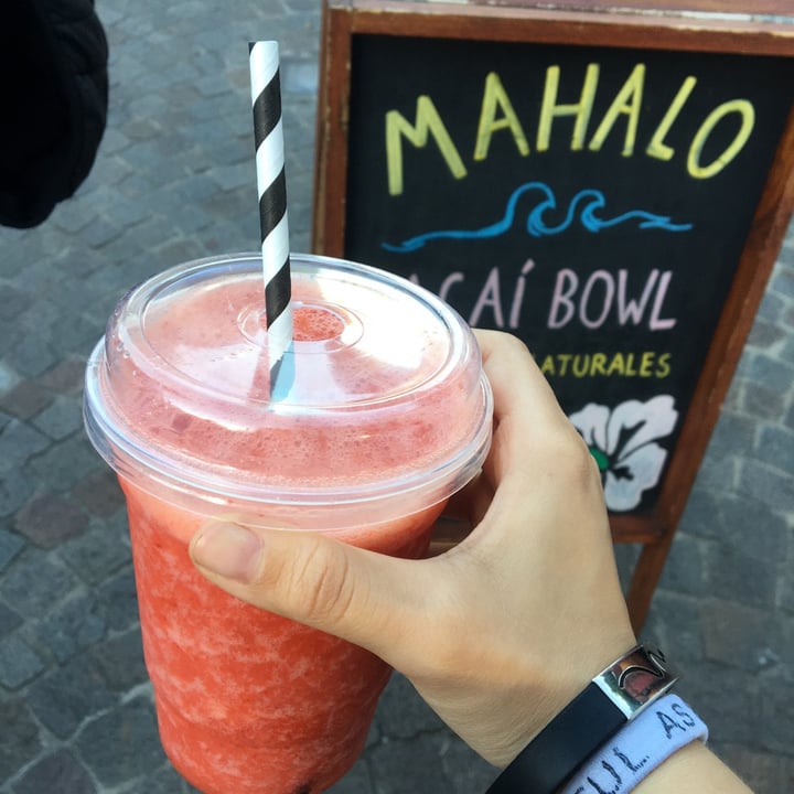 review photo of Mahalo licuado mango-frutilla-naranja shared by @catalinabuffarini on 21 Nov 2021 - review