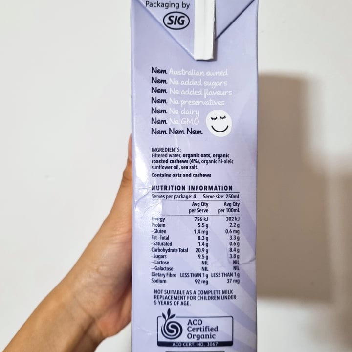 review photo of Pureharvest Nom Creamy Cashew shared by @eatgrasswithme on 29 May 2022 - review