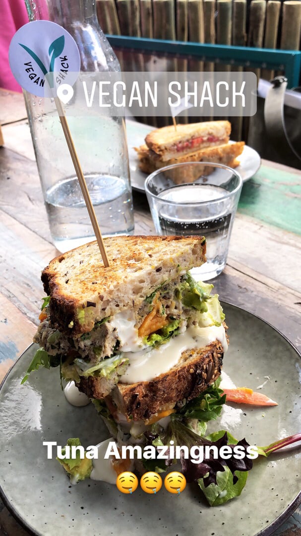 review photo of The Vegan Shack Tina Tuna “Tuna” Sandwich shared by @baiett on 13 May 2019 - review