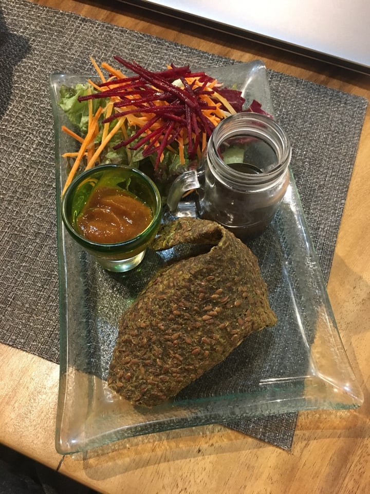 review photo of Divine Earth Indian Samosa shared by @baliveganguide on 12 Aug 2018 - review