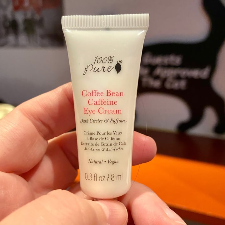 photo of 100% PURE Coffee Bean Caffeine Eye Cream shared by @belendharmakat on  02 Jan 2021 - review