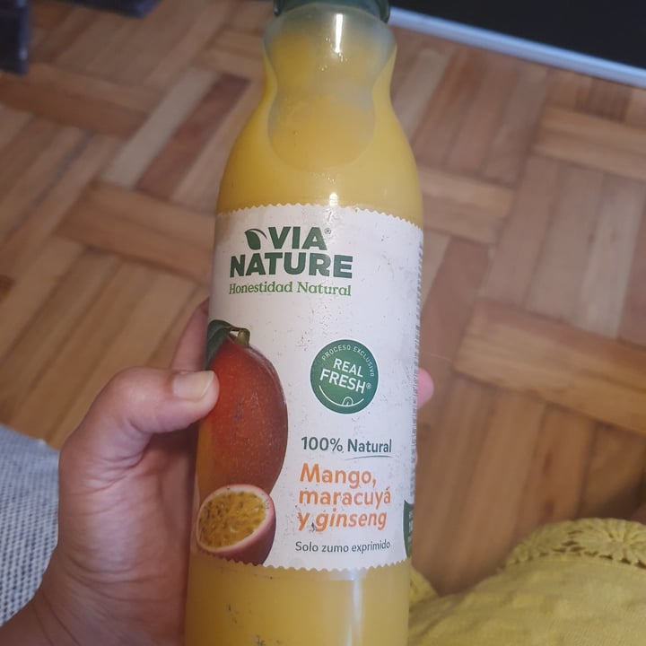 review photo of Vía Nature Zumo Mango, maracuyá y ginseng shared by @roicc on 16 Sep 2021 - review