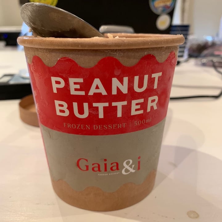 photo of Gaia & i Peanut Butter Frozen Dessert shared by @cassieviljoen on  18 Jun 2021 - review