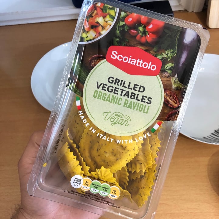 photo of Scoiattolo Grilled Vegetables Organic Ravioli shared by @jamesallnutt on  13 May 2020 - review