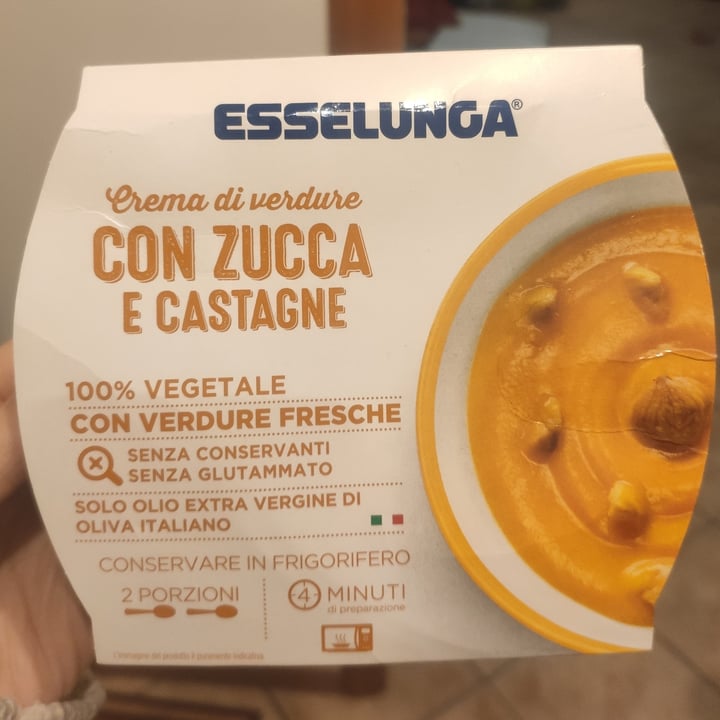 photo of  Esselunga Crema di Verdure con Zucca e Castagne shared by @fra-ncy on  16 Dec 2022 - review