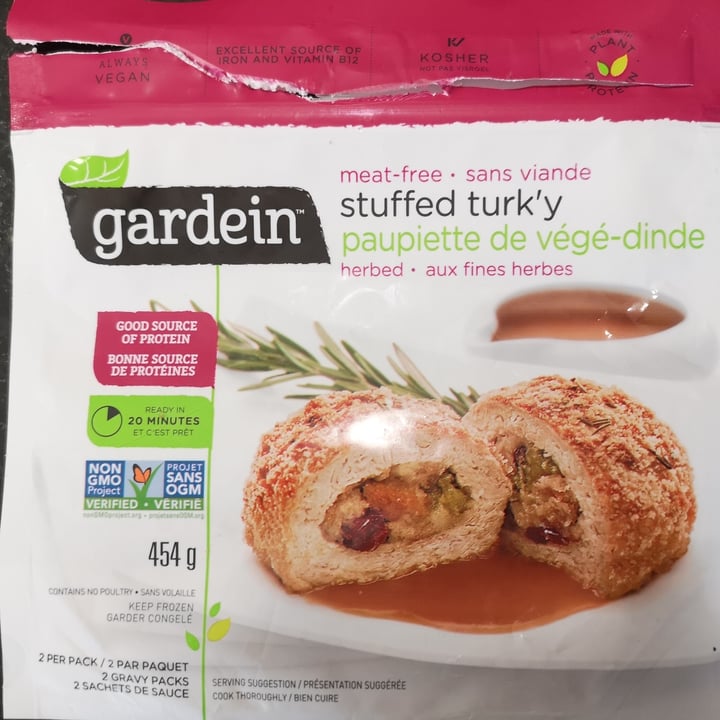 review photo of Gardein Savory Stuffed Turk’y shared by @nativeflowerchild on 24 Aug 2020 - review