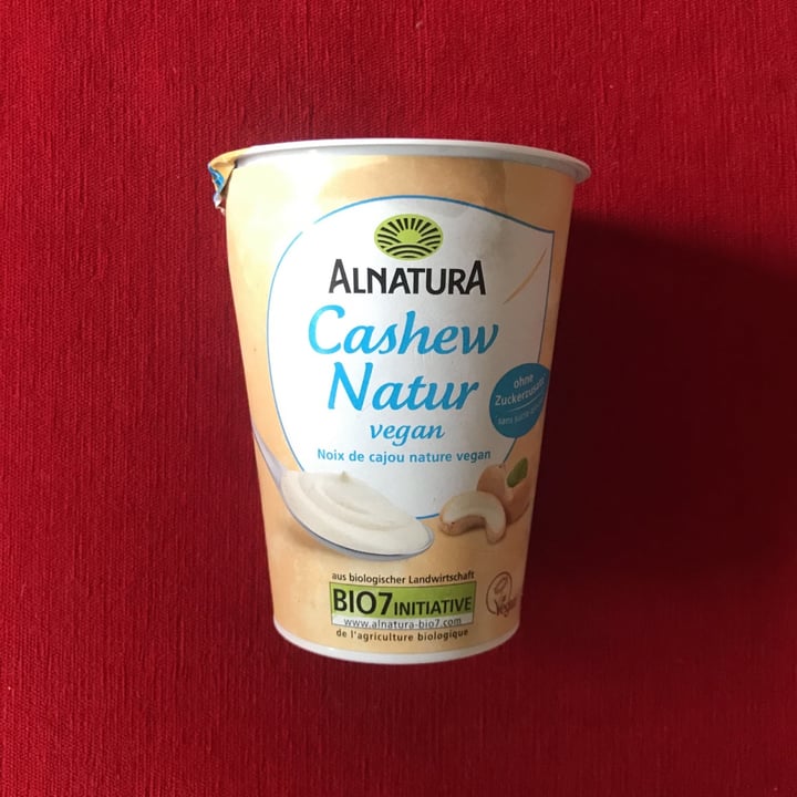 photo of Alnatura Joghurt Cashew Natur shared by @minmarmag on  29 Aug 2021 - review