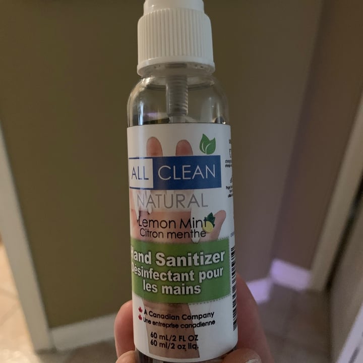 review photo of All clean naturals Hand Sanitizer shared by @msveganwarrior on 04 Jun 2021 - review