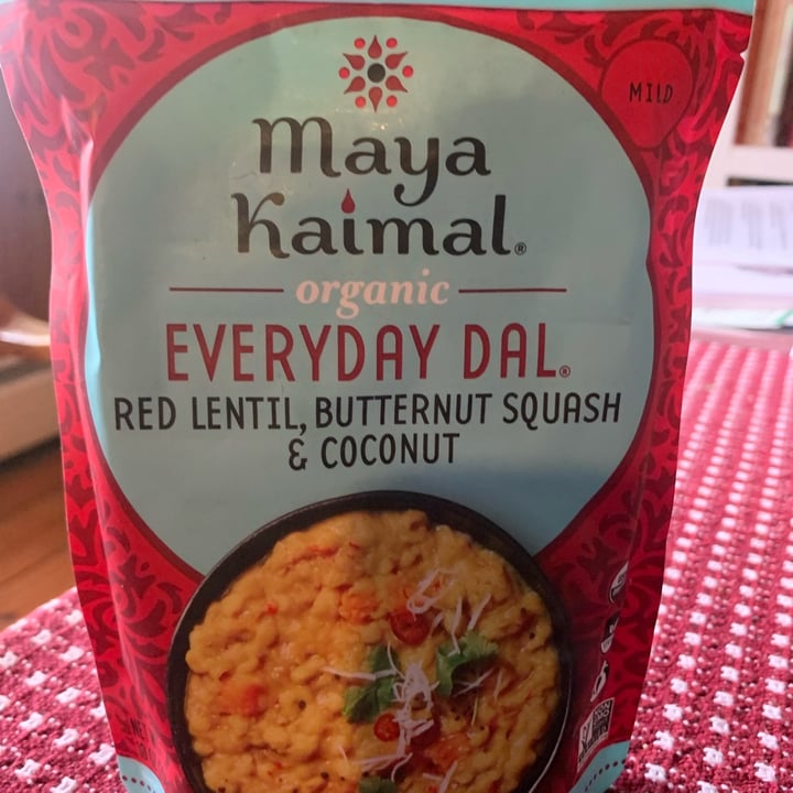 photo of Maya Kaimal Everyday Dal -  Red lentil + butternut squash + coconut shared by @joantheflorist on  26 May 2022 - review