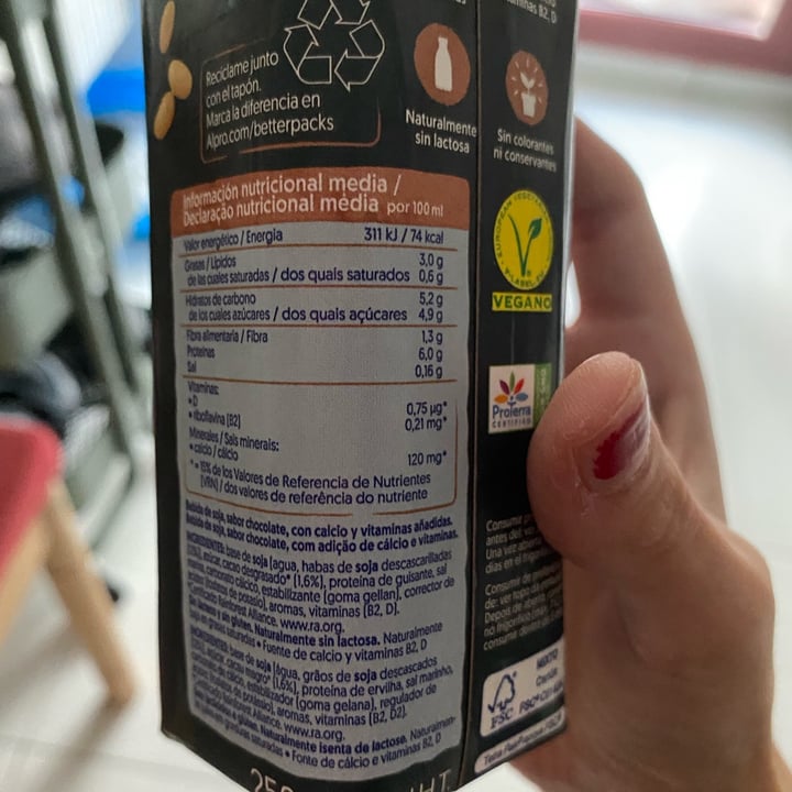 review photo of Alpro 15g plant protein sabor chocolate shared by @3agonm on 04 Nov 2022 - review