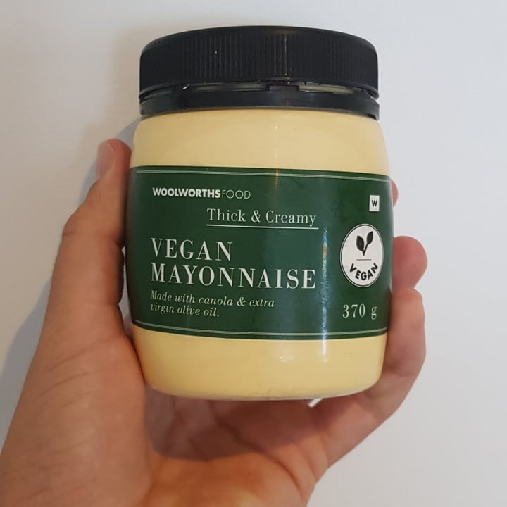 photo of Woolworths Food Thick & Creamy Vegan Mayonnaise shared by @tbarnes89 on  10 Dec 2020 - review