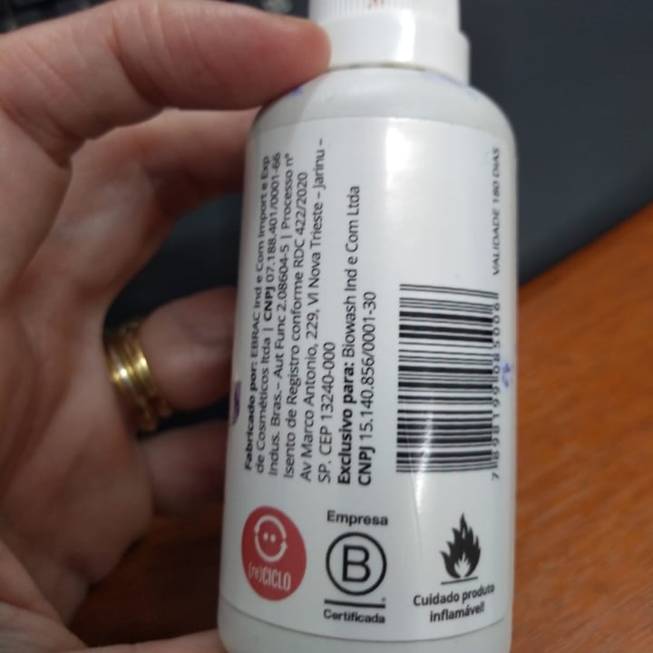 photo of Biowash álcool Spray shared by @aikoohata on  15 May 2022 - review