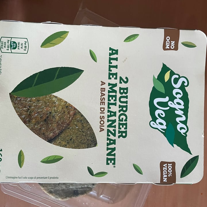 review photo of Sogno veg 2 Burger Alle Melanzane A Base Di Soia shared by @giulialigu on 08 Oct 2022 - review