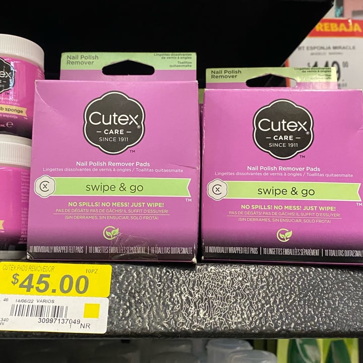 review photo of Cutex Toallitas descaquillantes shared by @katysaneme on 30 Jun 2022 - review