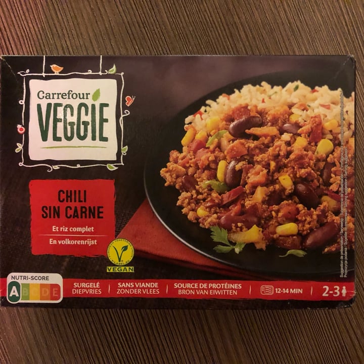 photo of Carrefour  Chili sin carne shared by @carolo on  23 Nov 2021 - review