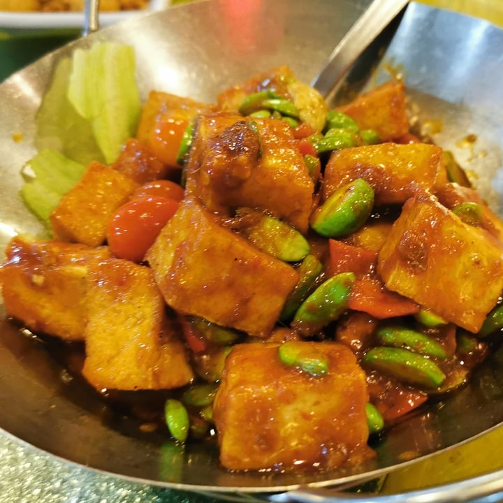 photo of Nature Vegetarian Delights Sambal petai tofu shared by @sitnyx on  12 May 2021 - review