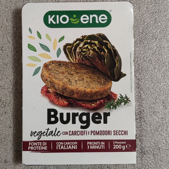 photo of Kioene Burger ai carciofi e pomodori secchi shared by @vale2781 on  23 Apr 2022 - review