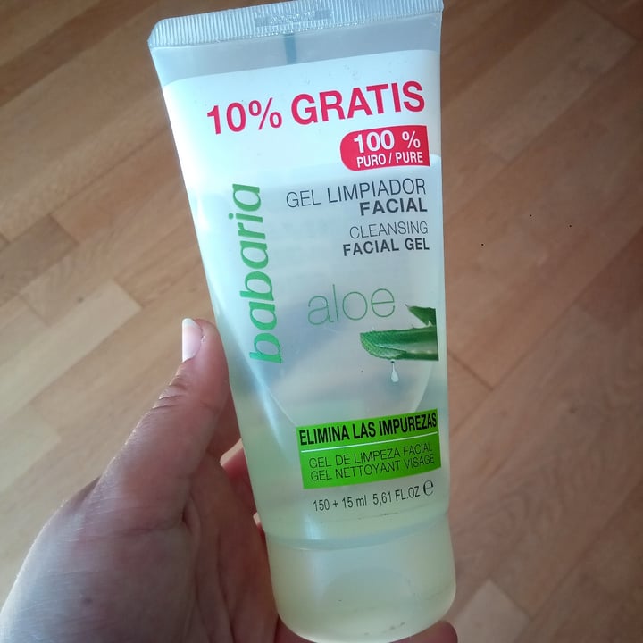 review photo of Babaria Gel limpiador facial shared by @veganekutre on 03 Apr 2021 - review
