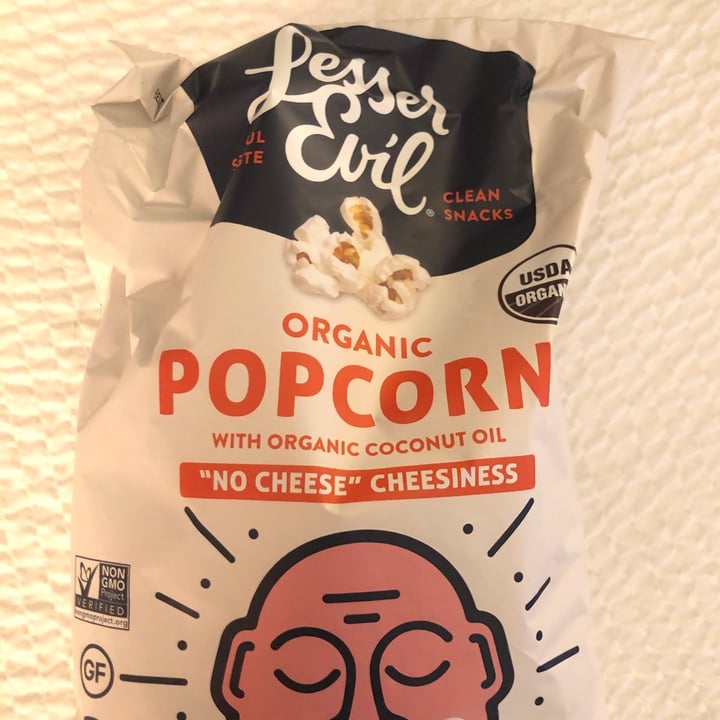 review photo of Lesser Evil Snacks Organic Popcorn: “No Cheese” Cheesiness shared by @averyelise on 24 Dec 2020 - review