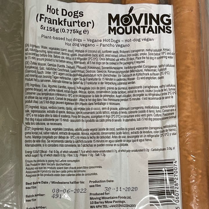 photo of Moving Mountains Hot Dog shared by @ro-ngodrup-dorje on  22 May 2021 - review