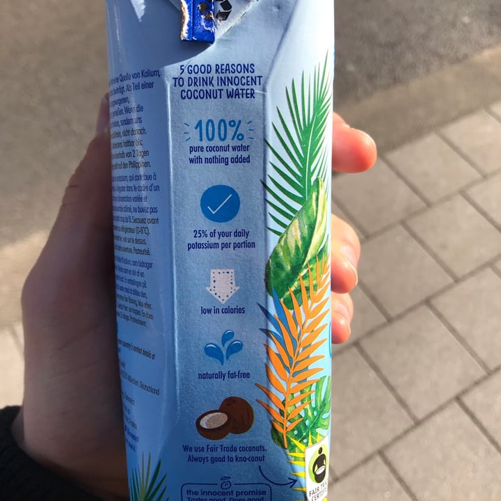 photo of Innocent 100% pure coconut water shared by @david- on  31 Mar 2021 - review