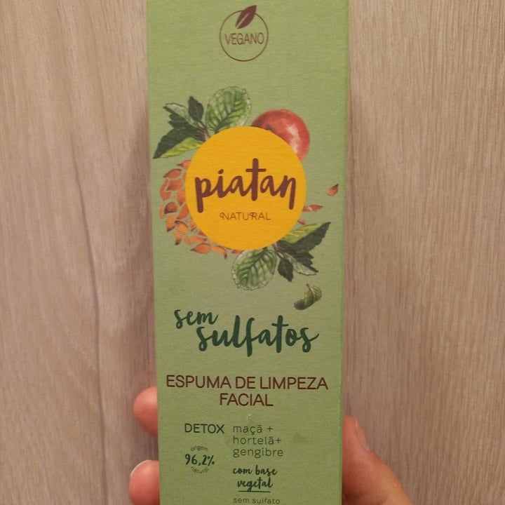 photo of Piatan Natural Espuma De Limpeza Facial shared by @marinamarins on  14 Dec 2022 - review