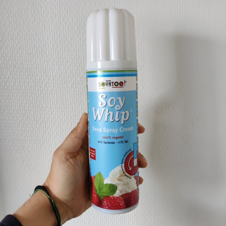 photo of Soyatoo! Soy Whip Soya Spray Cream shared by @croissantdeluune on  15 May 2022 - review