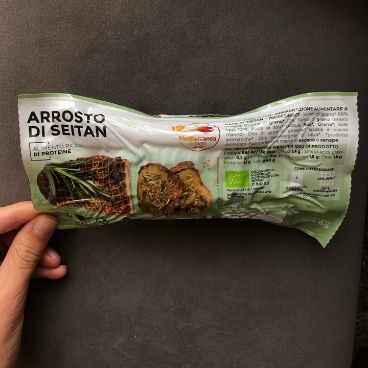 photo of Mediterranea BioVeg Arrosto Di Seitan shared by @irenerass on  08 Nov 2022 - review