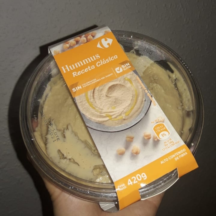 photo of Carrefour Hummus Receta Clásica shared by @mathiasayala on  14 Jan 2021 - review
