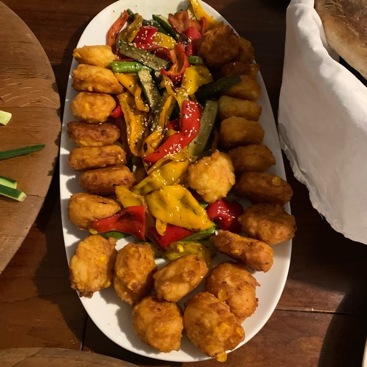 photo of Pure Café Sweetcorn Fritters And Mushrooms shared by @sandra12345 on  04 Apr 2022 - review