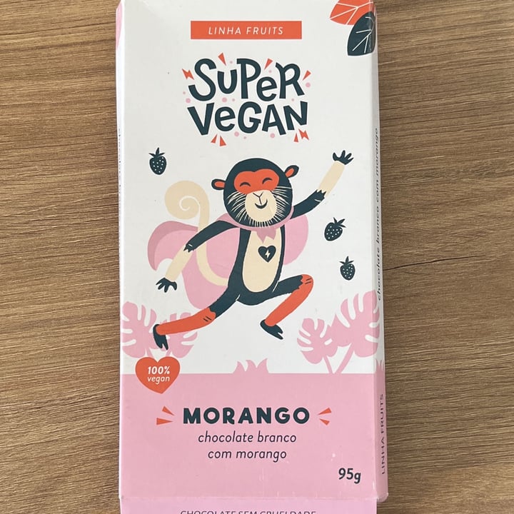 review photo of Super Vegan Barra de chocolate - Morango shared by @brigidaalves on 19 Jun 2022 - review