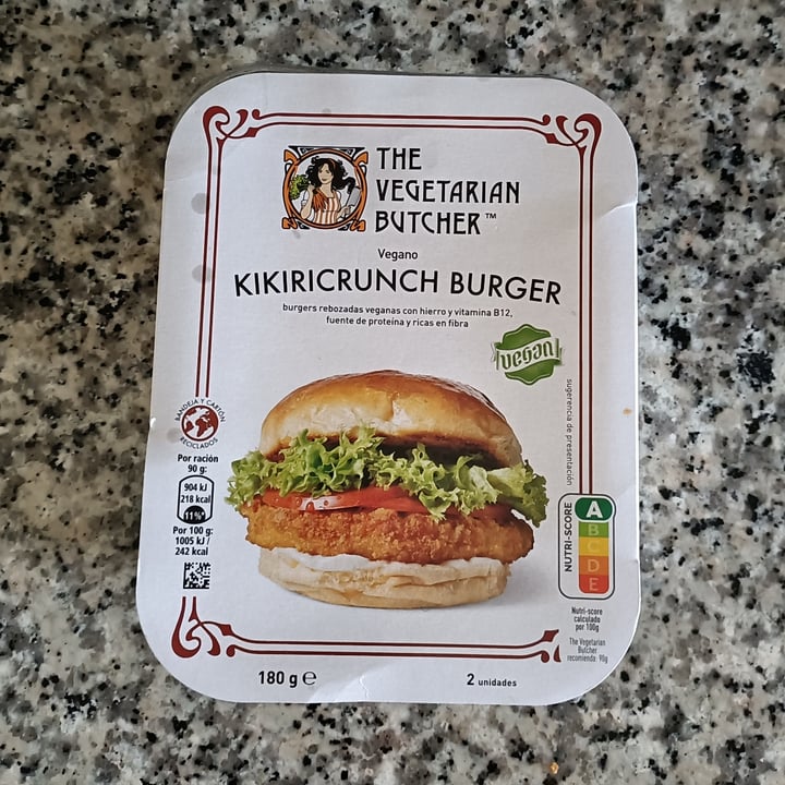 photo of The Vegetarian Butcher Kikiricrunch Burger shared by @luciaxc on  24 Jun 2022 - review