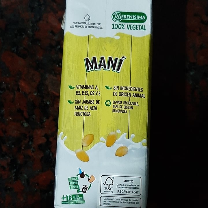 photo of La Serenísima Leche de maní shared by @rociogiselle on  02 Oct 2021 - review