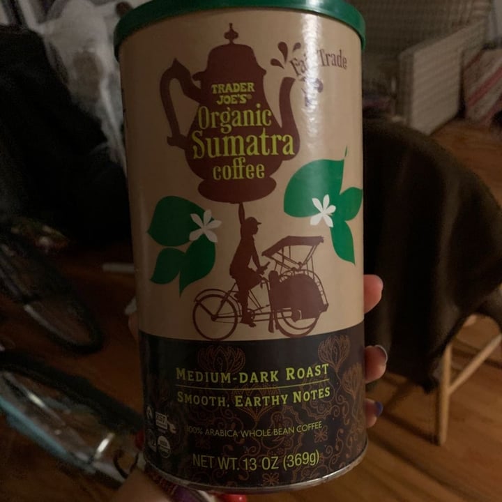 review photo of Trader Joe's Organic Sumatra coffee shared by @aujapjai on 26 Jun 2020 - review