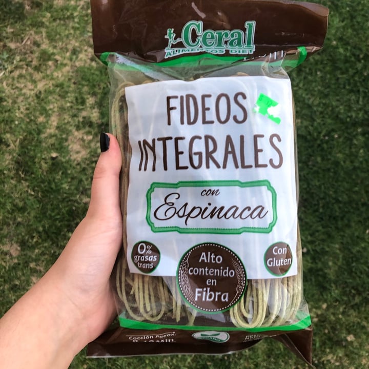 photo of Ceral Alimentos Diet Fideos Integrales Con Espinaca shared by @aylugiussi on  04 Dec 2020 - review