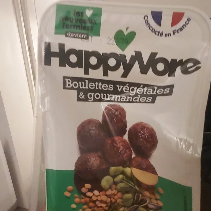 photo of Happyvore Boulettes Végétales Et gourmandes shared by @facezie on  20 Nov 2022 - review