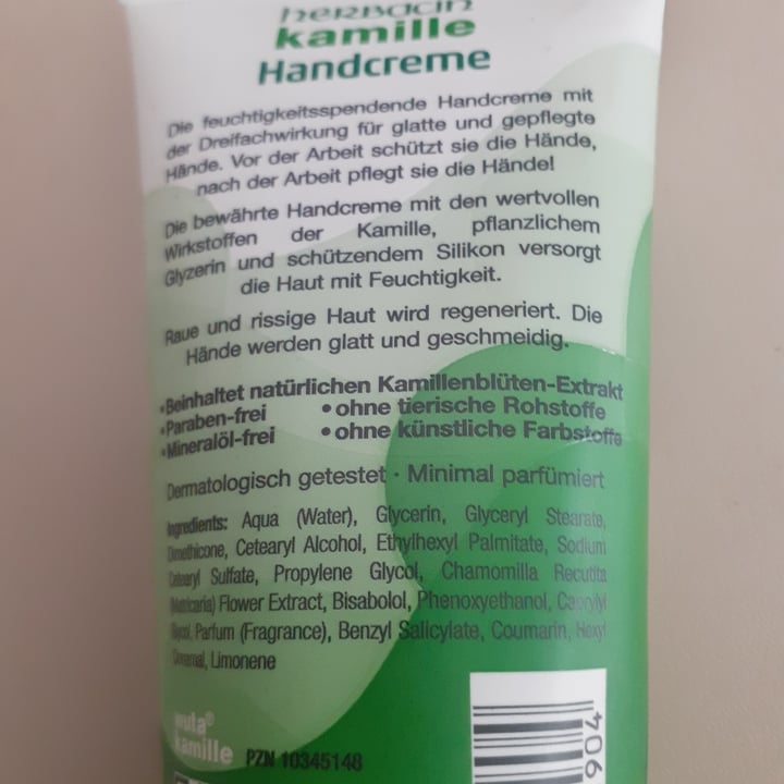 photo of Herbacin cosmetic GmbH Kamille Handcreme shared by @veraslima on  21 Nov 2022 - review