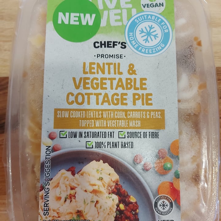 photo of Pick n Pay Lentil & vegetable cottage pie shared by @kerrh on  25 Sep 2021 - review