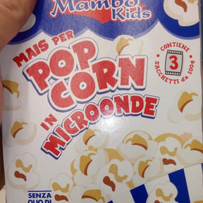 Pop corn per microonde mambo kids