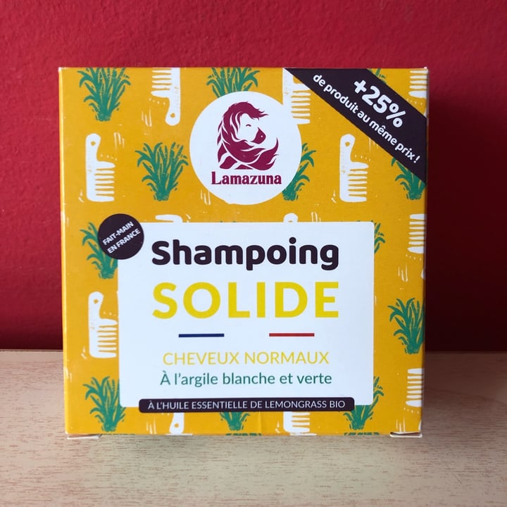 photo of Lamazuna Shampoo Solido All’Argilla Bianca E Verde shared by @starvegan on  30 Jul 2022 - review