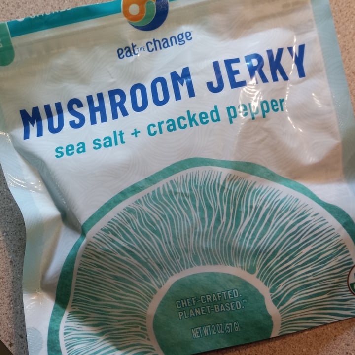 review photo of Eat the Change Mushroom Jerky sea salt + cracked pepper shared by @catladymeowmeow on 23 May 2022 - review