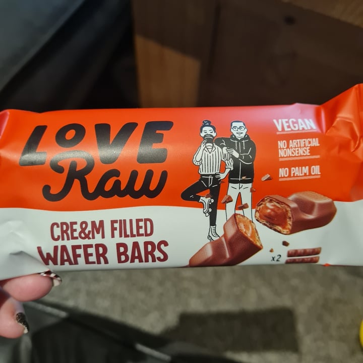 photo of LoveRaw Cre&m Filled Wafer Bars shared by @warrioristhewoman on  22 Dec 2020 - review
