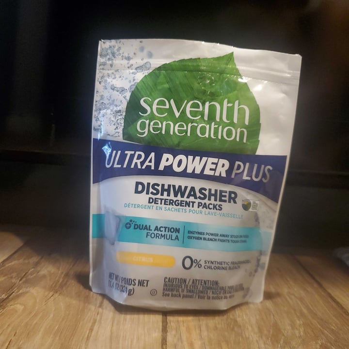 review photo of Seventh Generation Ultra power plus - Dishwasher detergent packs shared by @561veggies on 25 Jun 2021 - review