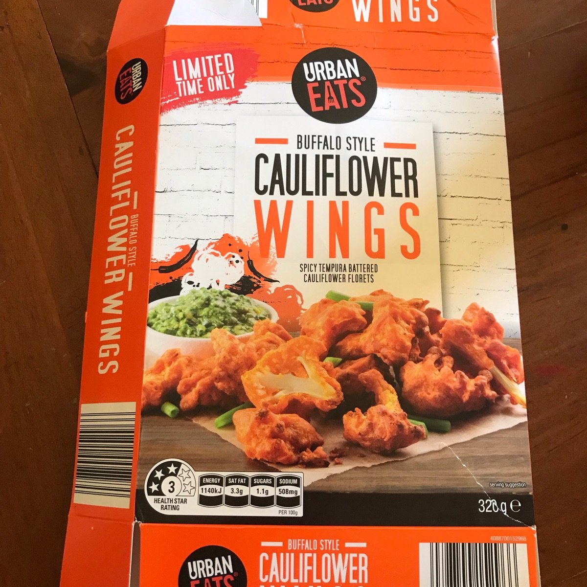 Urban Eats Buffalo Style Cauliflower Wings Reviews abillion
