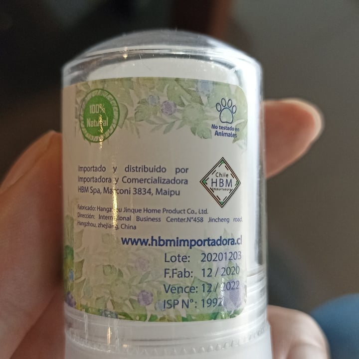 photo of Importadora y comercializadora hbm spa Cristal Alumbre shared by @johnnychinchilla on  27 Jul 2021 - review