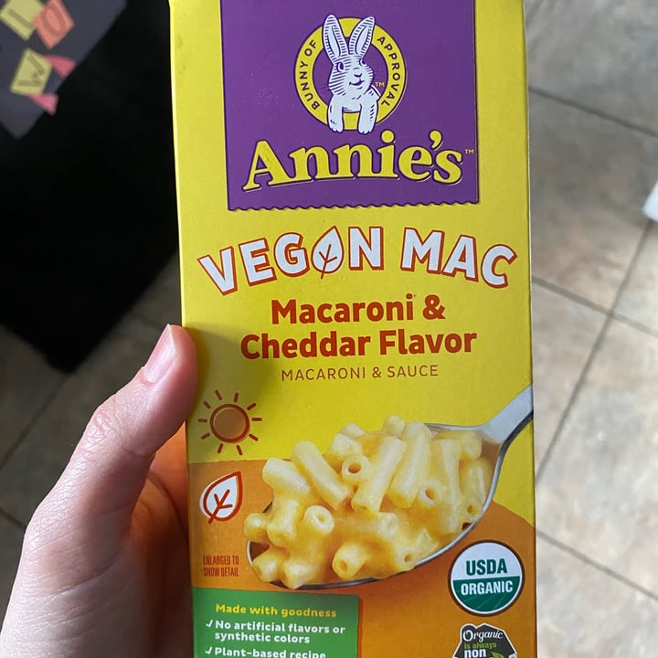 photo of Annie’s Annie's Vegan Mac - Macaroni & Cheddar Flavor shared by @brittanymiller on  30 Oct 2022 - review